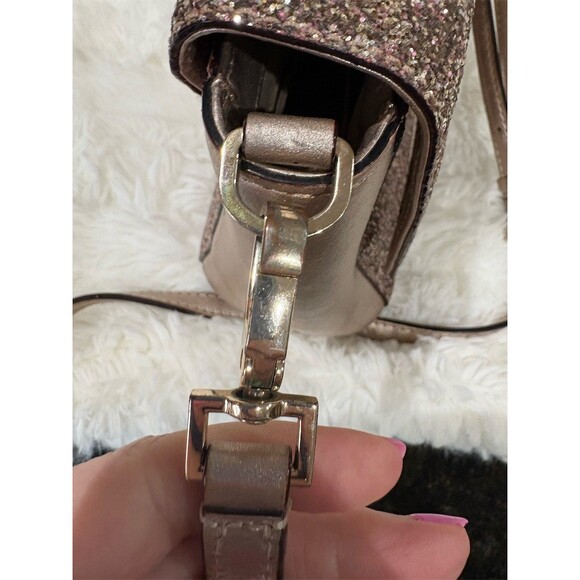 Kate Spade New York Crossbody Satchel Top Handle Bag Pink Small 10x7x3 - Picture 7 of 14